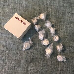 Lillian Vernon porcelain flower knobs set of 12.